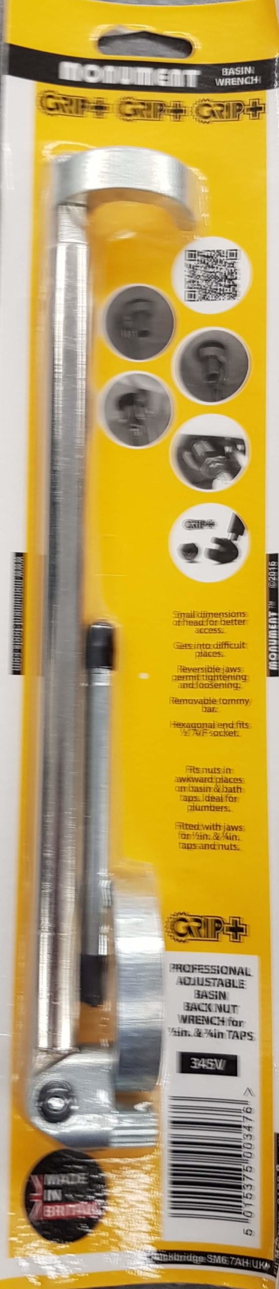 Basin Back Nut Wrench Wearside Plumbing Supplies